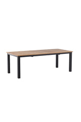 Panama Outdoor - Esstisch rechteckig - schwarz/Aluminum - Outdoor - Esstische (rechteckig) - ALVAHOME