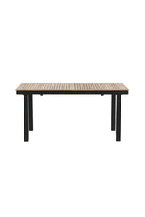 Panama Outdoor - Esstisch rechteckig - schwarz/Aluminum - Outdoor - Esstische (rechteckig) - ALVAHOME