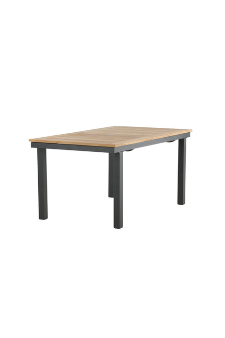 Panama Outdoor - Esstisch rechteckig - schwarz/Aluminum - Outdoor - Esstische (rechteckig) - ALVAHOME