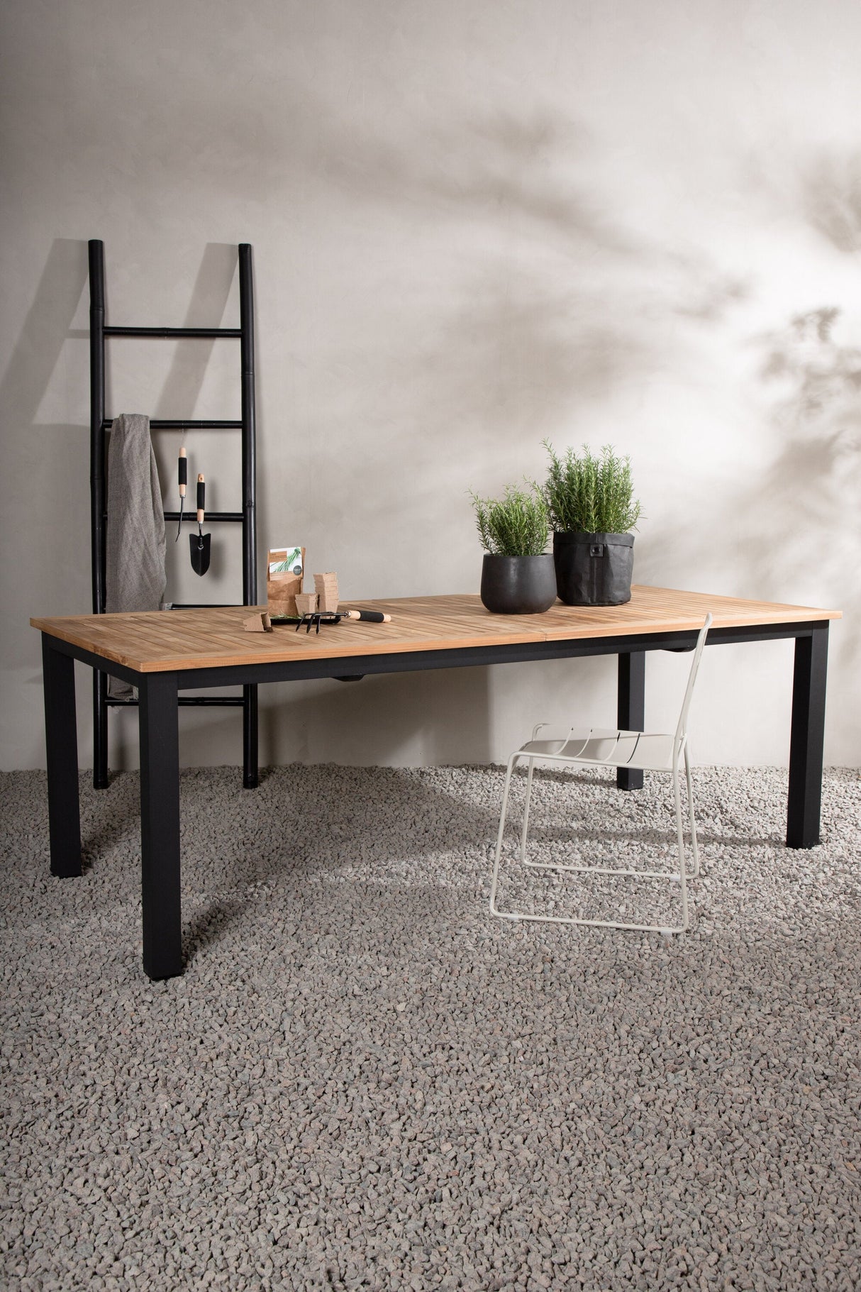 Panama Outdoor - Esstisch rechteckig - schwarz/Aluminum - Outdoor - Esstische (rechteckig) - ALVAHOME
