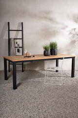 Panama Outdoor - Esstisch rechteckig - schwarz/Aluminum - Outdoor - Esstische (rechteckig) - ALVAHOME