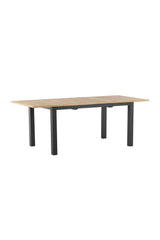 Panama Outdoor - Esstisch rechteckig - schwarz/Aluminum - Outdoor - Esstische (rechteckig) - ALVAHOME