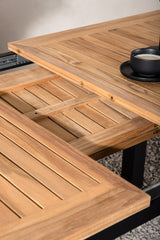 Panama Outdoor - Esstisch rechteckig - schwarz/Aluminum - Outdoor - Esstische (rechteckig) - ALVAHOME
