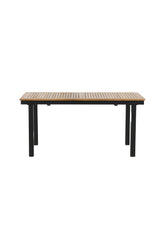 Panama Outdoor - Esstisch rechteckig - schwarz/Aluminum - Outdoor - Esstische (rechteckig) - ALVAHOME