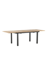 Panama Outdoor - Esstisch rechteckig - schwarz/Aluminum - Outdoor - Esstische (rechteckig) - ALVAHOME