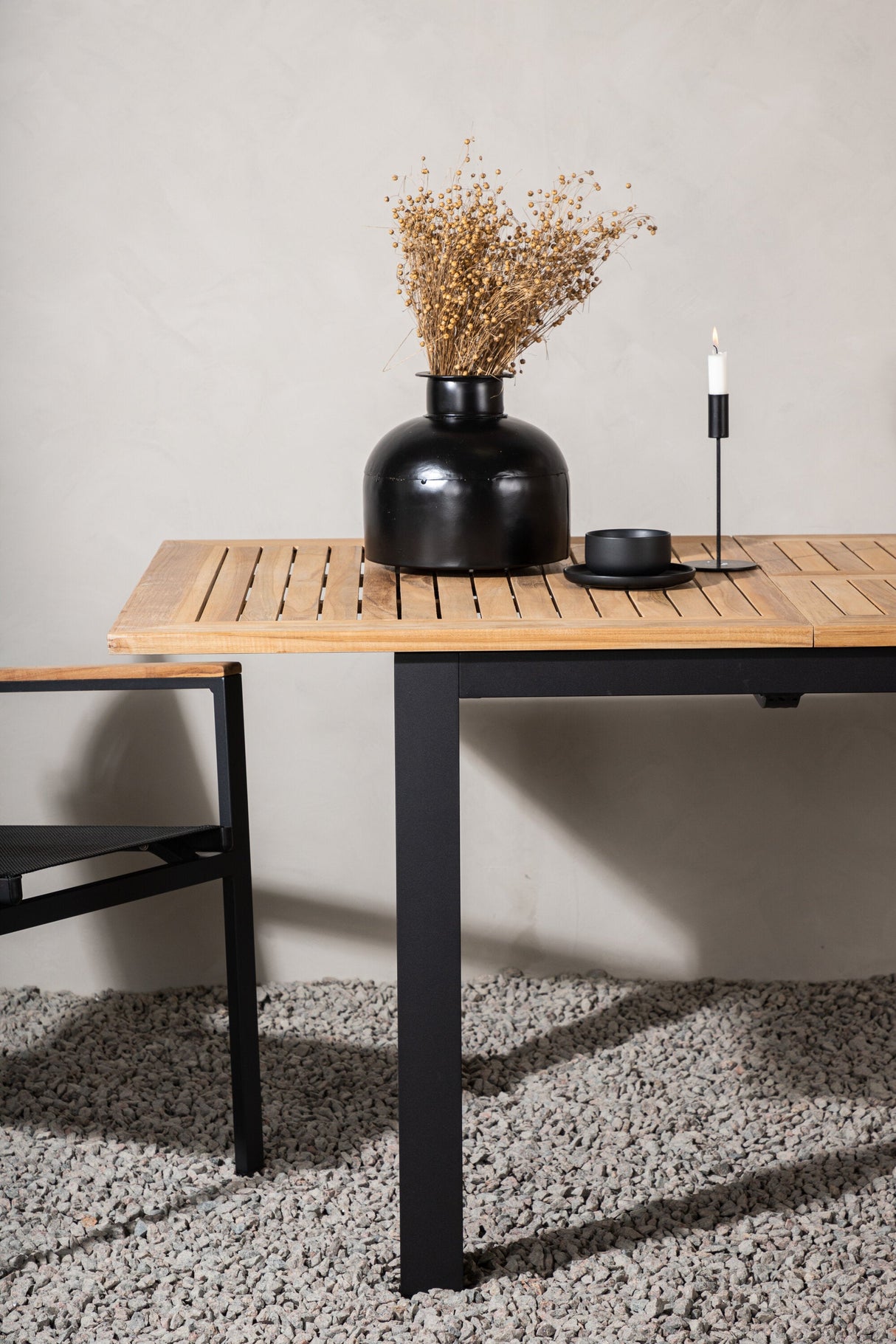 Panama Outdoor - Esstisch rechteckig - schwarz/Aluminum - Outdoor - Esstische (rechteckig) - ALVAHOME