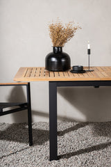 Panama Outdoor - Esstisch rechteckig - schwarz/Aluminum - Outdoor - Esstische (rechteckig) - ALVAHOME