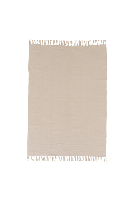 Panipat Wohnzimmerteppich - beige/Baumwolle - Wohnzimmerteppiche - ALVAHOME
