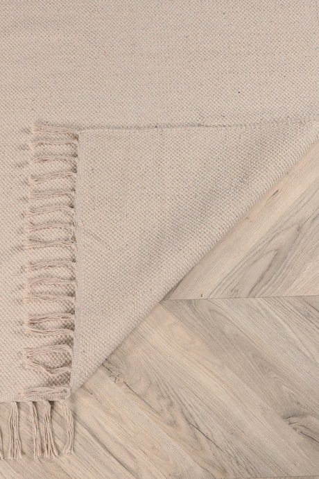 Panipat Wohnzimmerteppich - beige/Baumwolle - Wohnzimmerteppiche - ALVAHOME