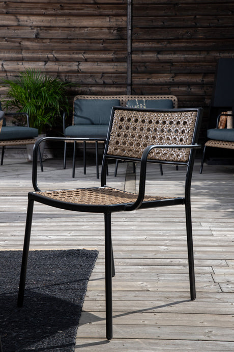 Paola Outdoor - Essstuhl - natur/Stahl - Outdoor - Essstühle - ALVAHOME