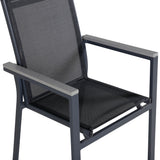 Parma Outdoor - Essstuhl - schwarz/Textilien - Outdoor - Essstühle - ALVAHOME