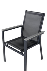 Parma Outdoor - Essstuhl - schwarz/Textilien - Outdoor - Essstühle - ALVAHOME