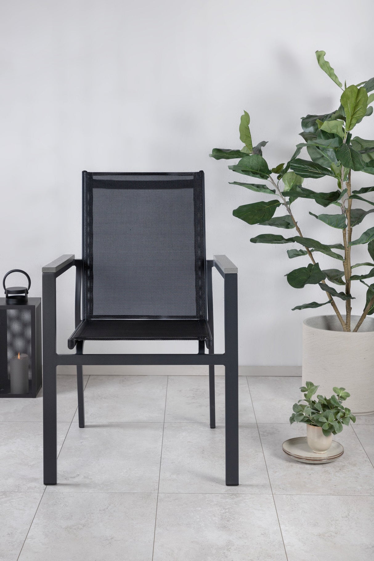 Parma Outdoor - Essstuhl - schwarz/Textilien - Outdoor - Essstühle - ALVAHOME