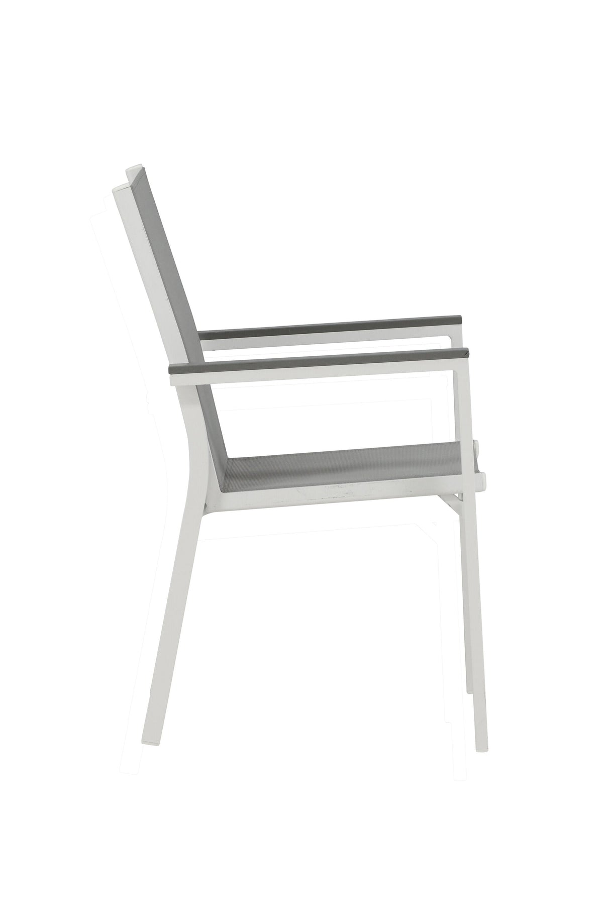 Parma Outdoor - Essstuhl - weiß/Aluminum - Outdoor - Essstühle - ALVAHOME