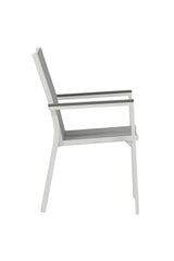Parma Outdoor - Essstuhl - weiß/Aluminum - Outdoor - Essstühle - ALVAHOME