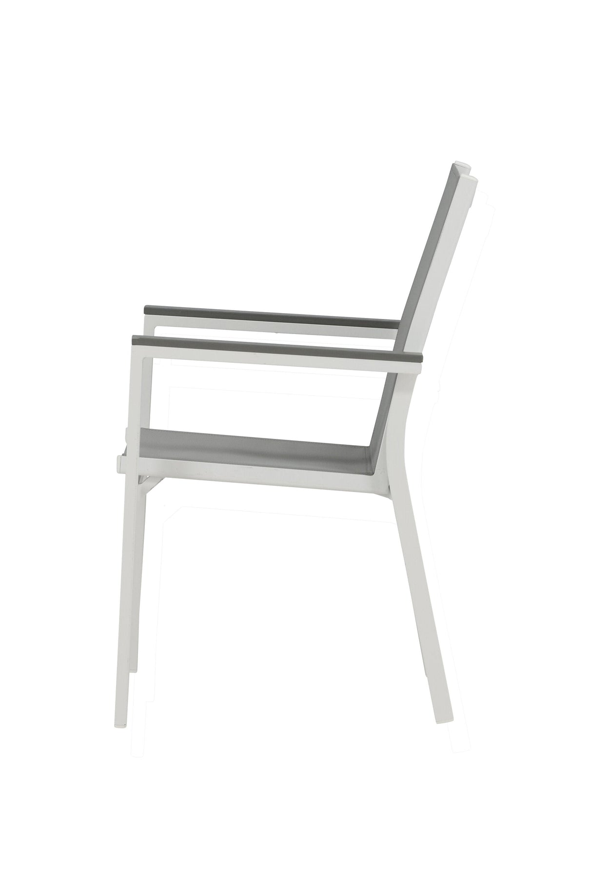 Parma Outdoor - Essstuhl - weiß/Aluminum - Outdoor - Essstühle - ALVAHOME