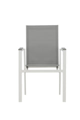 Parma Outdoor - Essstuhl - weiß/Aluminum - Outdoor - Essstühle - ALVAHOME