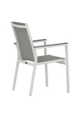 Parma Outdoor - Essstuhl - weiß/Aluminum - Outdoor - Essstühle - ALVAHOME