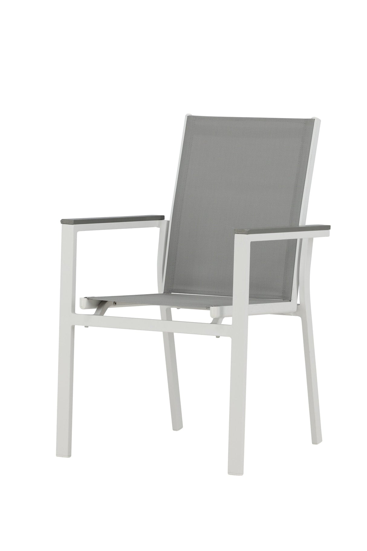 Parma Outdoor - Essstuhl - weiß/Aluminum - Outdoor - Essstühle - ALVAHOME