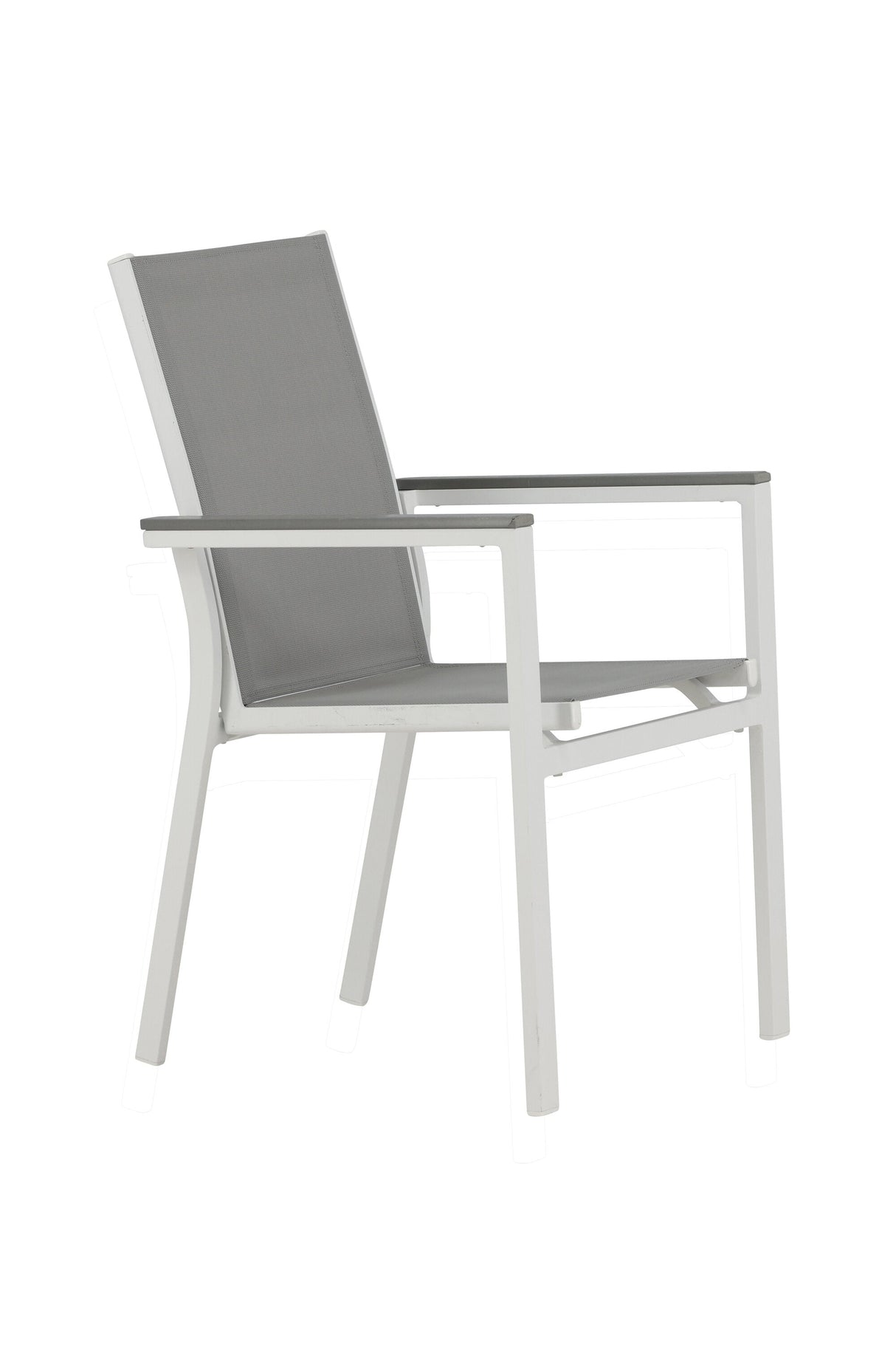 Parma Outdoor - Essstuhl - weiß/Aluminum - Outdoor - Essstühle - ALVAHOME
