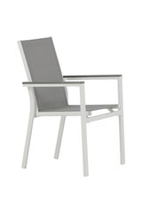 Parma Outdoor - Essstuhl - weiß/Aluminum - Outdoor - Essstühle - ALVAHOME