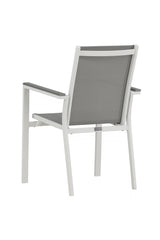 Parma Outdoor - Essstuhl - weiß/Aluminum - Outdoor - Essstühle - ALVAHOME