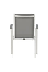 Parma Outdoor - Essstuhl - weiß/Aluminum - Outdoor - Essstühle - ALVAHOME