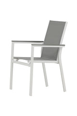 Parma Outdoor - Essstuhl - weiß/Aluminum - Outdoor - Essstühle - ALVAHOME