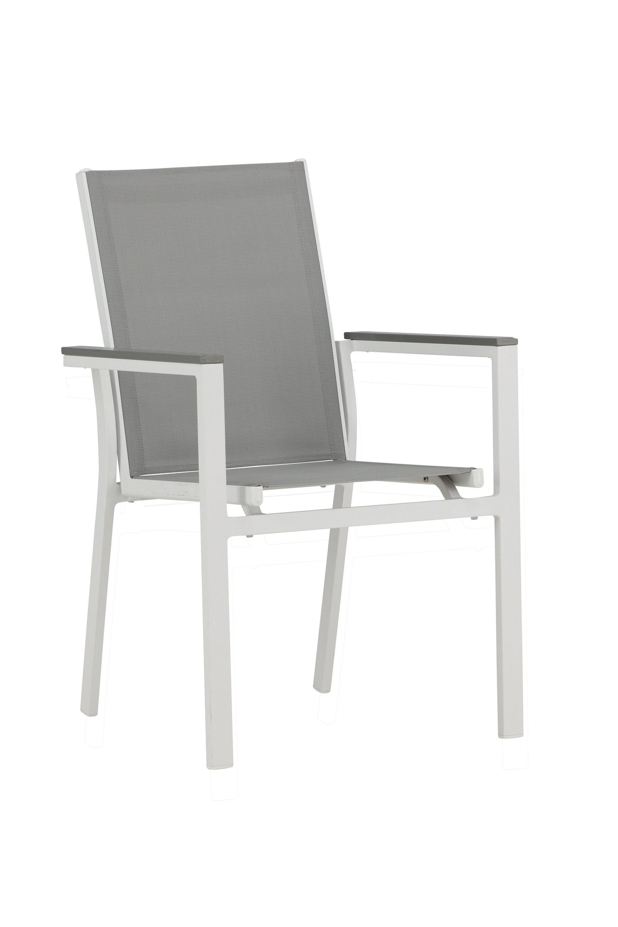 Parma Outdoor - Essstuhl - weiß/Aluminum - Outdoor - Essstühle - ALVAHOME