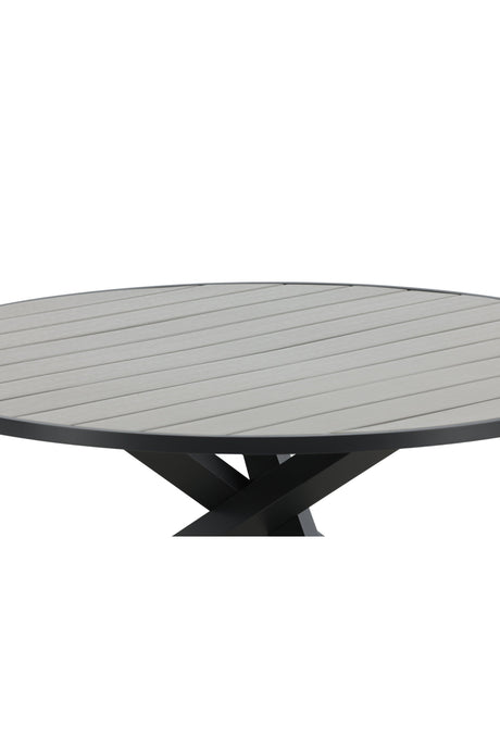 Parma Outdoor - Esstisch rund - dunkelgrau/Aintwood - Outdoor - Esstische (rund) - ALVAHOME