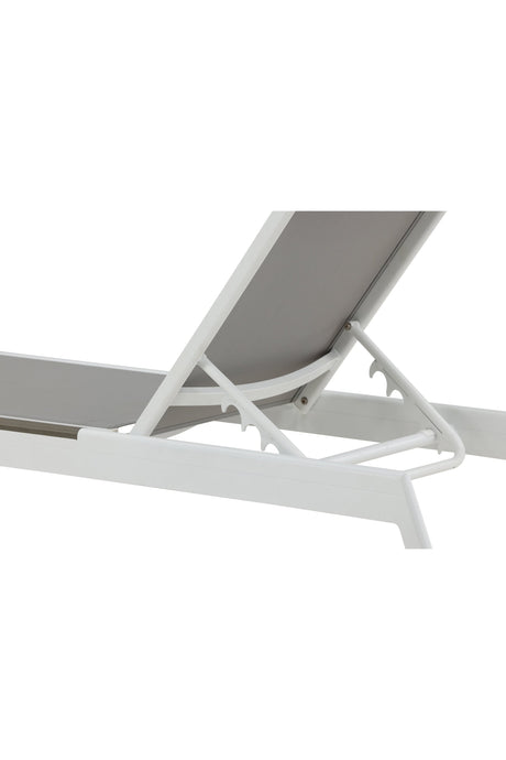 Parma Outdoor Sun - Lounge - weiß/Aluminum - Outdoor Sun - Lounges - ALVAHOME