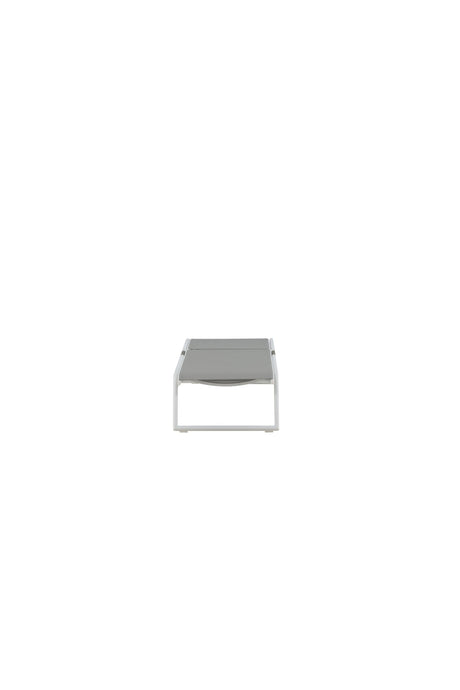 Parma Outdoor Sun - Lounge - weiß/Aluminum - Outdoor Sun - Lounges - ALVAHOME