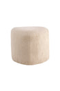 Peg Pouf - beige/Polyester - Teddy - Ottomane / Poufs - ALVAHOME
