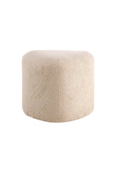 Peg Pouf - beige/Polyester - Teddy - Ottomane / Poufs - ALVAHOME
