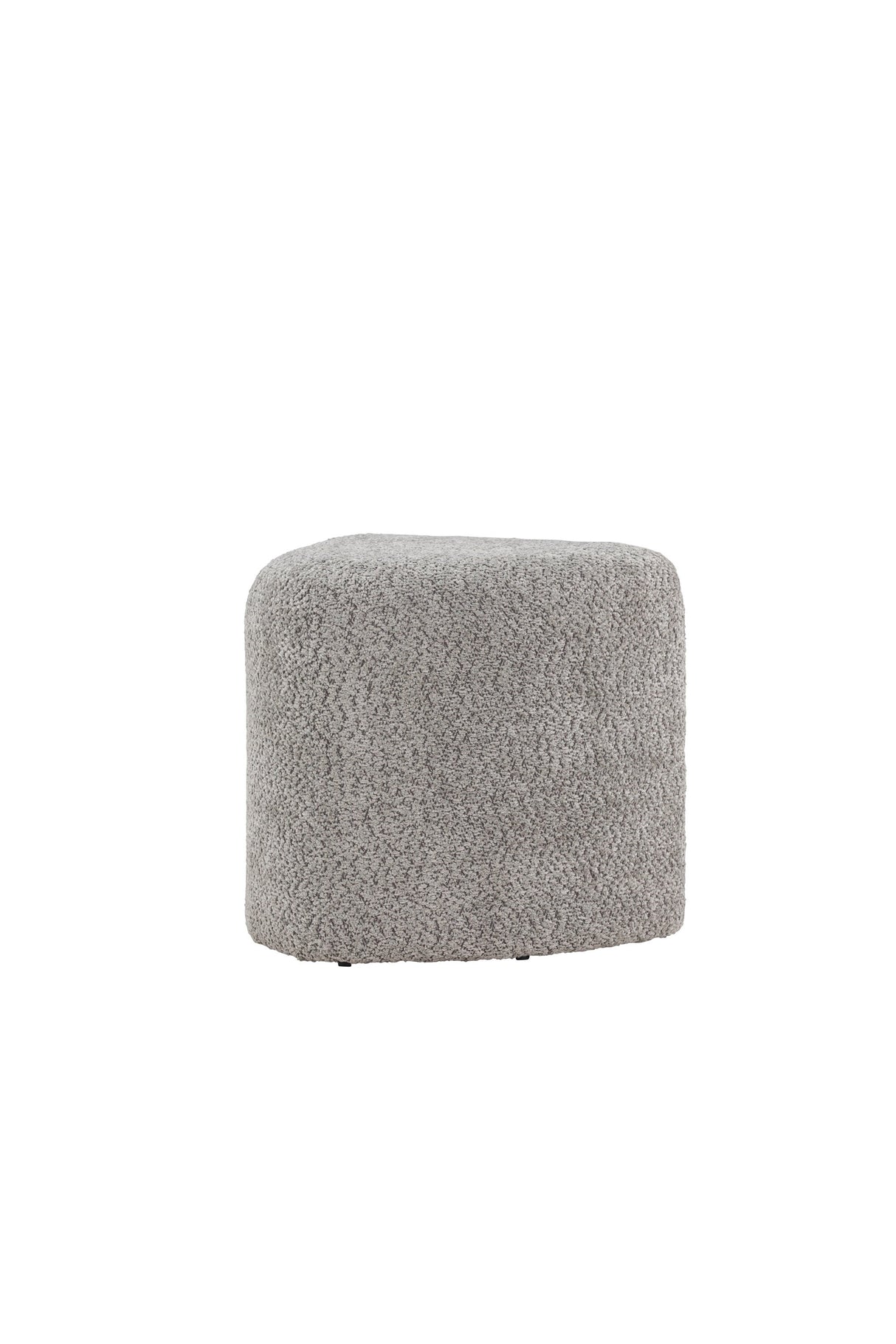 Peg Pouf - grau/Bouclé - Ottomane / Poufs - ALVAHOME