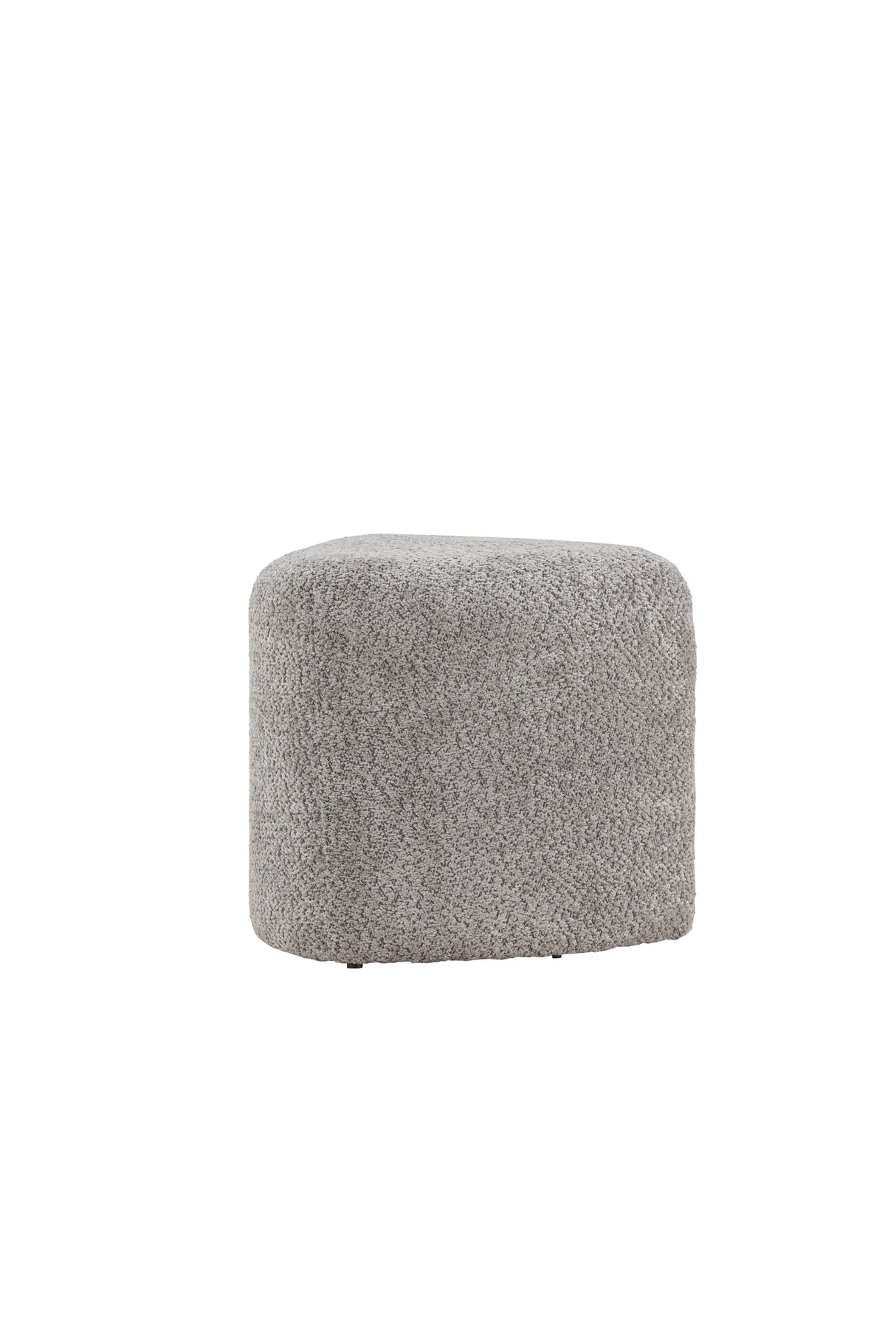 Peg Pouf - grau/Bouclé - Ottomane / Poufs - ALVAHOME