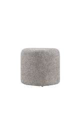 Peg Pouf - grau/Bouclé - Ottomane / Poufs - ALVAHOME