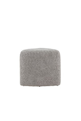 Peg Pouf - grau/Bouclé - Ottomane / Poufs - ALVAHOME