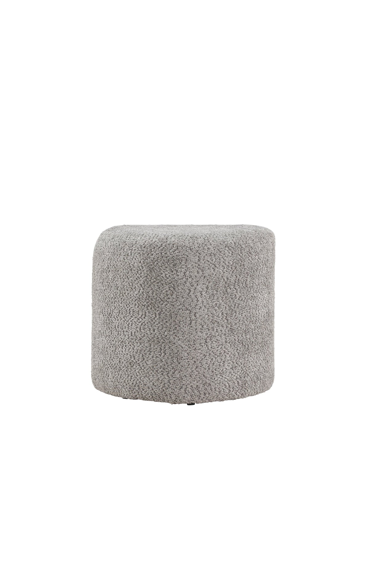Peg Pouf - grau/Bouclé - Ottomane / Poufs - ALVAHOME