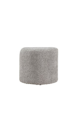 Peg Pouf - grau/Bouclé - Ottomane / Poufs - ALVAHOME