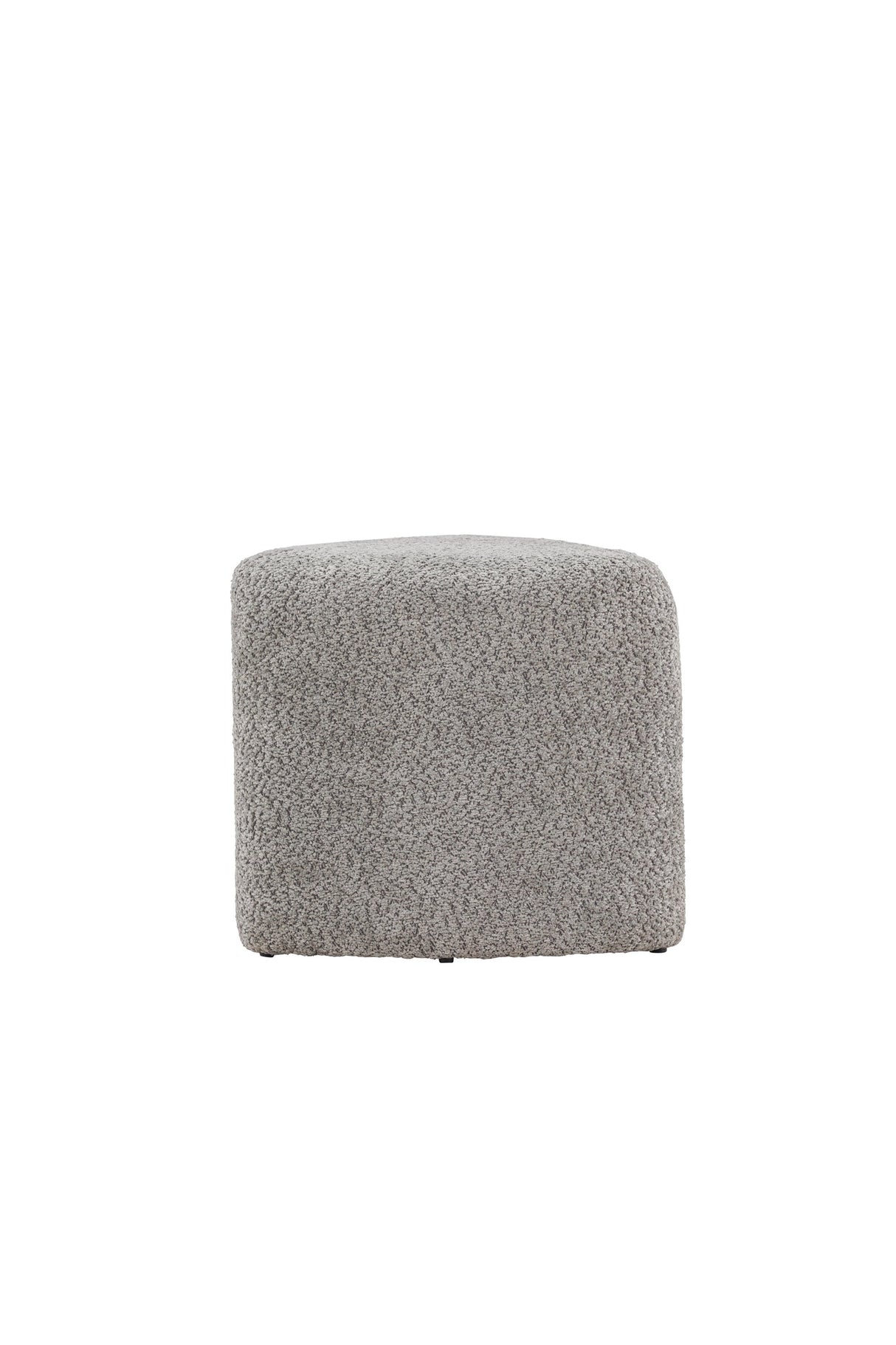 Peg Pouf - grau/Bouclé - Ottomane / Poufs - ALVAHOME