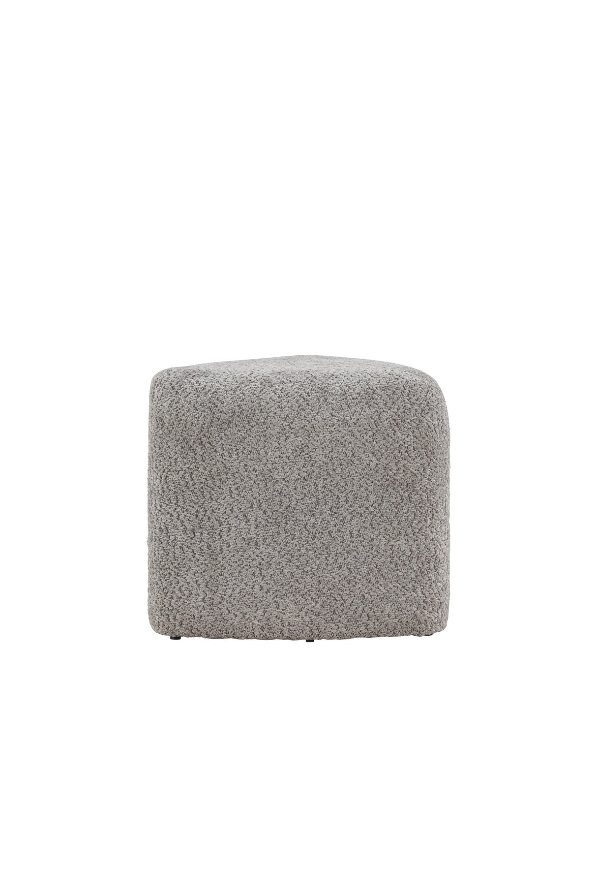 Peg Pouf - grau/Bouclé - Ottomane / Poufs - ALVAHOME