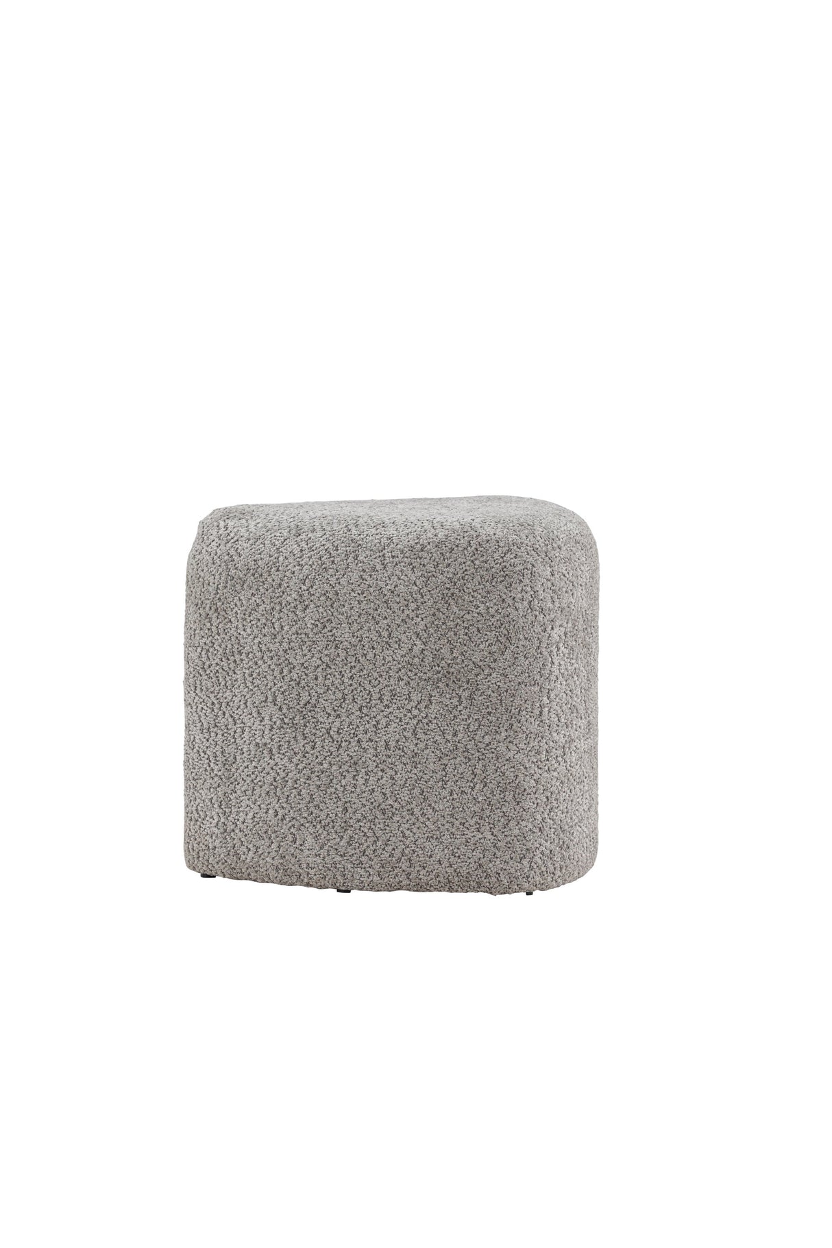 Peg Pouf - grau/Bouclé - Ottomane / Poufs - ALVAHOME