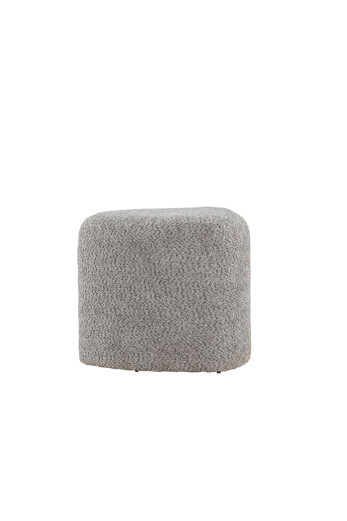 Peg Pouf - grau/Bouclé - Ottomane / Poufs - ALVAHOME