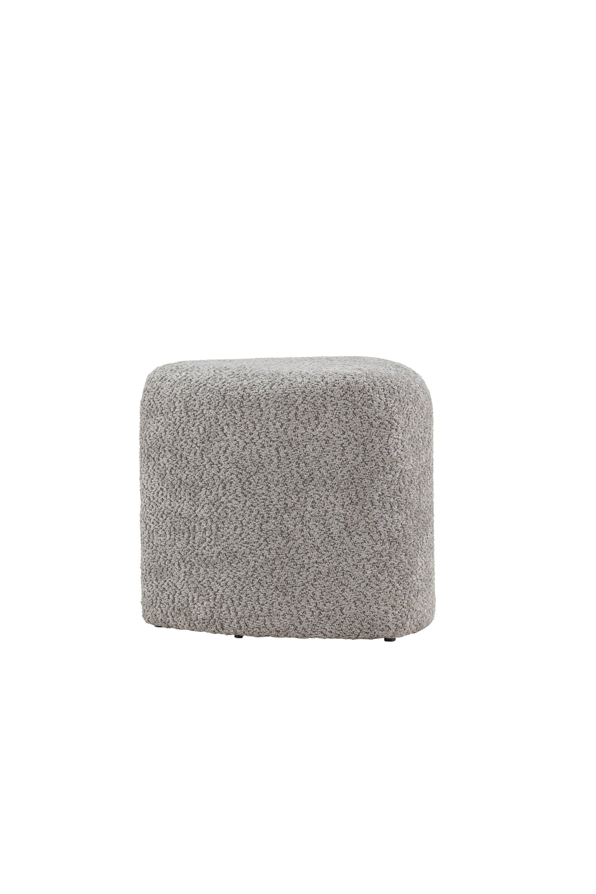 Peg Pouf - grau/Bouclé - Ottomane / Poufs - ALVAHOME