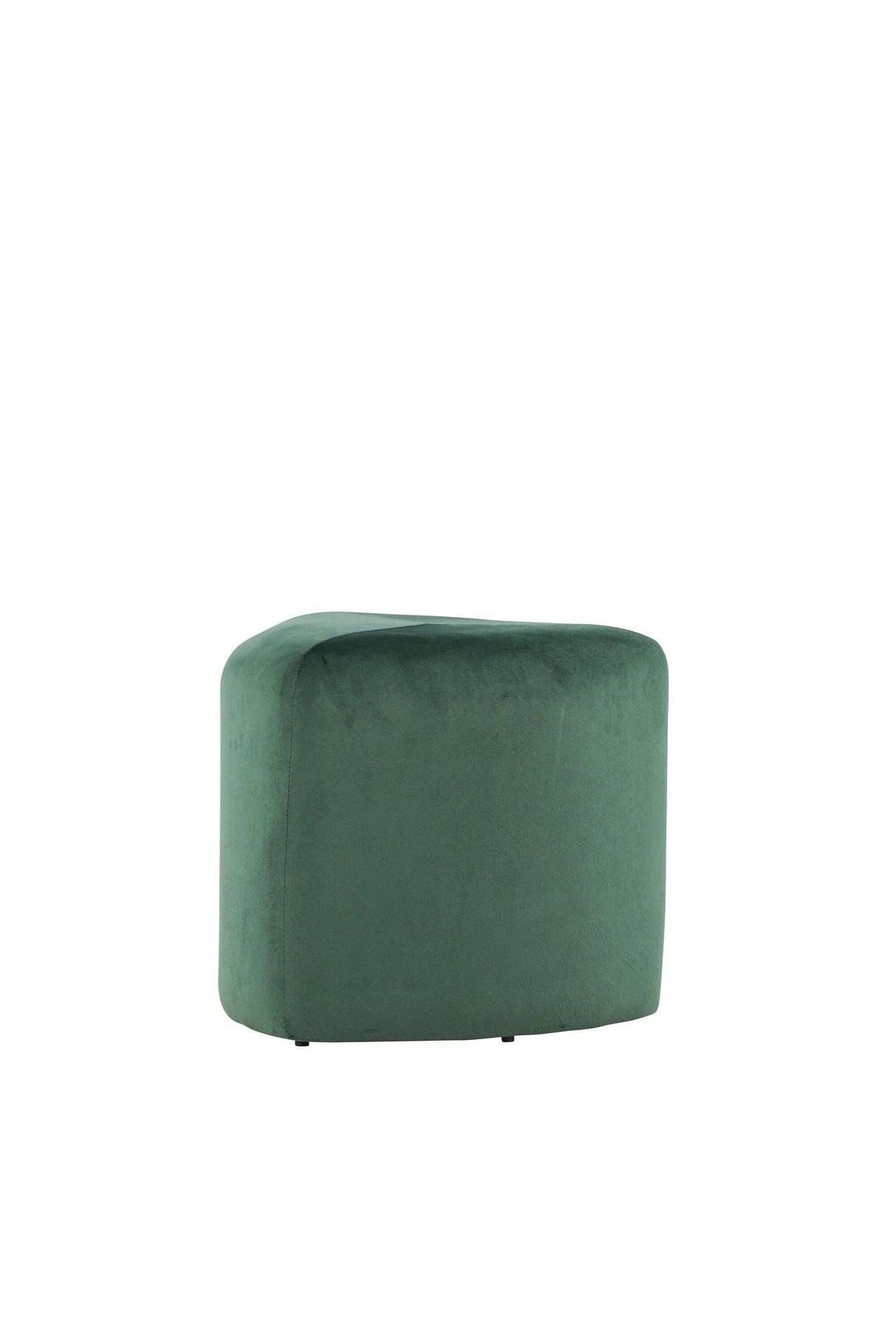 Peg Pouf - grün/Polyester - Samt - Ottomane / Poufs - ALVAHOME
