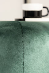 Peg Pouf - grün/Polyester - Samt - Ottomane / Poufs - ALVAHOME
