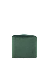 Peg Pouf - grün/Polyester - Samt - Ottomane / Poufs - ALVAHOME