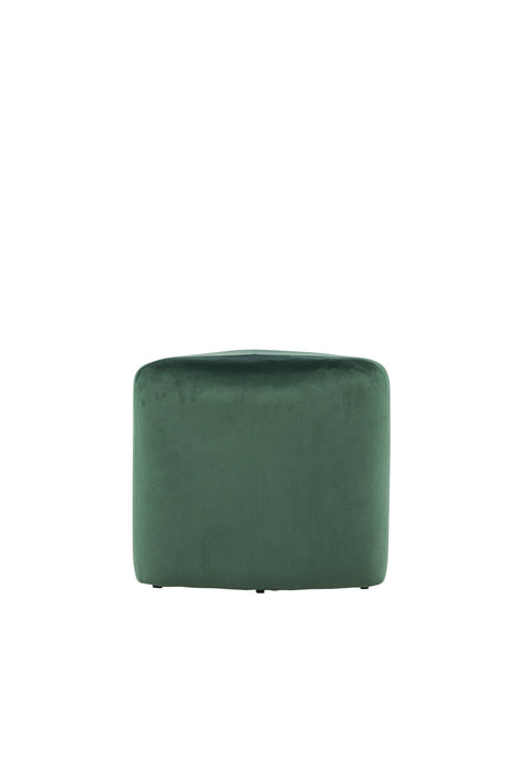 Peg Pouf - grün/Polyester - Samt - Ottomane / Poufs - ALVAHOME
