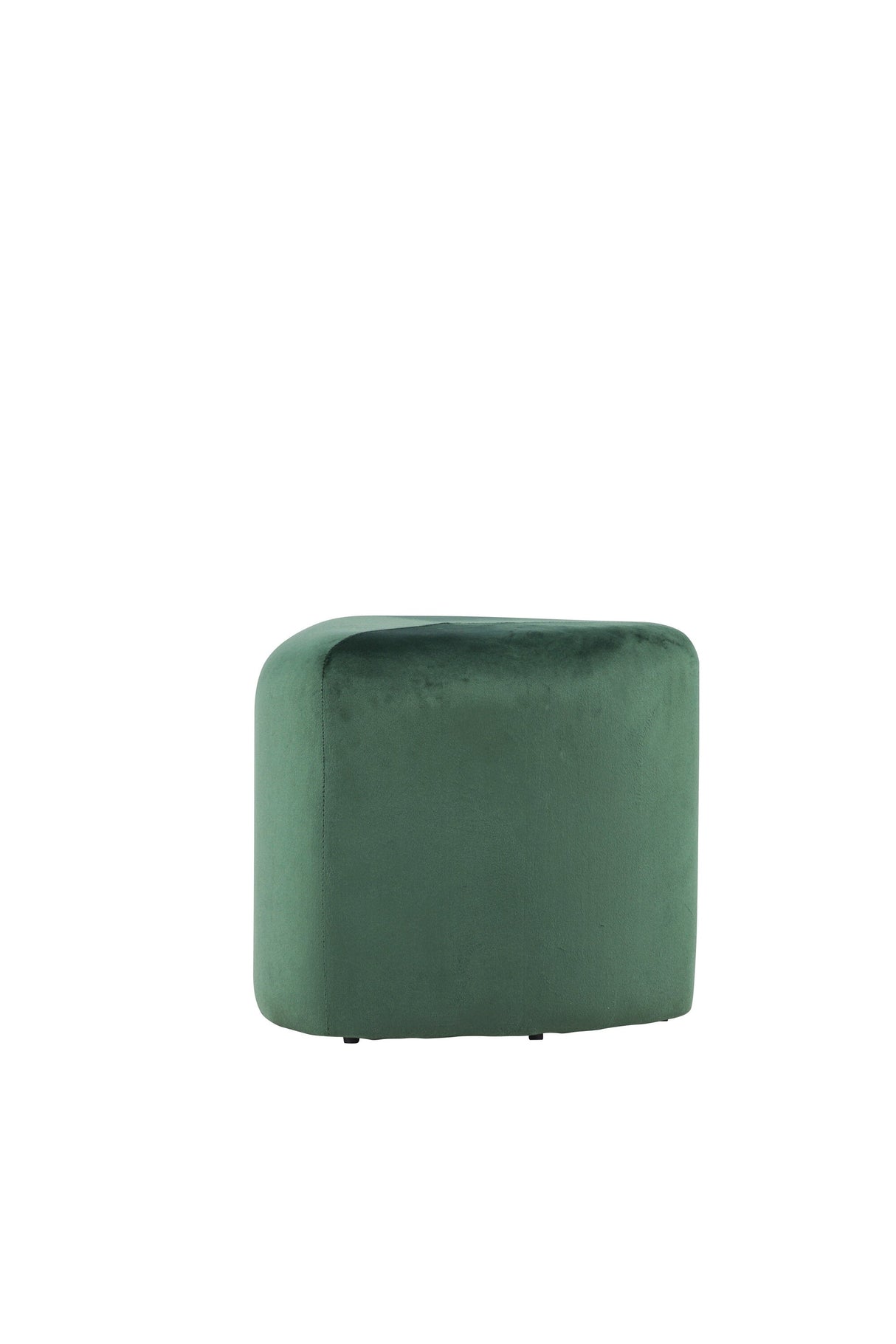 Peg Pouf - grün/Polyester - Samt - Ottomane / Poufs - ALVAHOME
